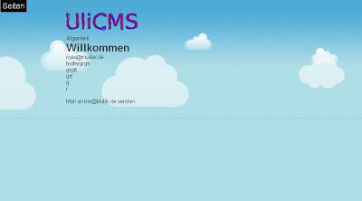 Screenshot vom UliCMS Theme 
